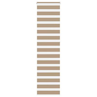 vidaXL Rullgardin zebra 55x230 cm tyg bredd 50,9 cm polyester