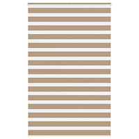 vidaXL Rullgardin zebra 145x230 cm tyg bredd 140,9 cm polyester