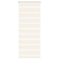 vidaXL Rullgardin zebra 65x100 cm tyg bredd 60,9 cm polyester