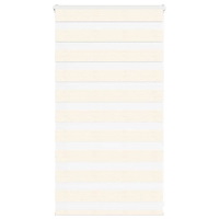 vidaXL Rullgardin zebra 85x100 cm tyg bredd 80,9 cm polyester