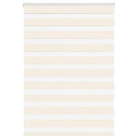 vidaXL Rullgardin zebra 110x100 cm tyg bredd 105,9 cm polyester