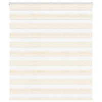 vidaXL Rullgardin zebra 130x100 cm tyg bredd 125,9 cm polyester