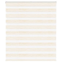 vidaXL Rullgardin zebra 135x100 cm tyg bredd 130,9 cm polyester