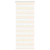 vidaXL Rullgardin zebra 65x150 cm tyg bredd 60,9 cm polyester