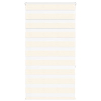 vidaXL Rullgardin zebra 75x150 cm tyg bredd 70,9 cm polyester