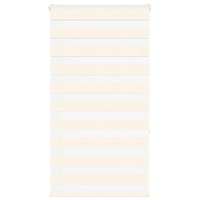 vidaXL Rullgardin zebra 85x150 cm tyg bredd 80,9 cm polyester