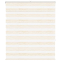 vidaXL Rullgardin zebra 130x150 cm tyg bredd 125,9 cm polyester