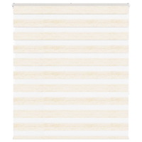 vidaXL Rullgardin zebra 135x150 cm tyg bredd 130,9 cm polyester