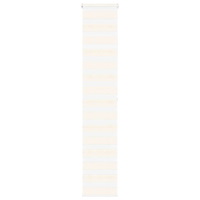 vidaXL Rullgardin zebra 45x200 cm tyg bredd 40,9 cm polyester