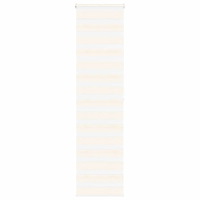 vidaXL Rullgardin zebra 55x200 cm tyg bredd 50,9 cm polyester