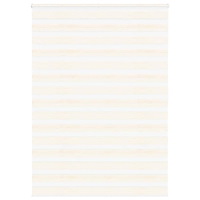 vidaXL Rullgardin zebra 160x200 cm tyg bredd 155,9 cm polyester