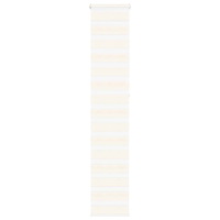 vidaXL Rullgardin zebra 40x230 cm tyg bredd 35,9 cm polyester