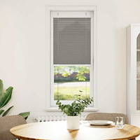 vidaXL Plisserad persienn antracit 40x150cm tyg bredd 39,4cm polyester