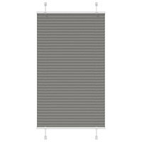 vidaXL Plisserad persienn antracit 80x150cm tyg bredd 79,4cm polyester