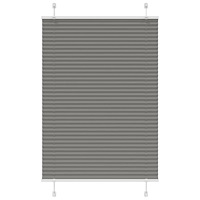 vidaXL Plisserad persienn antracit 95x150cm tyg bredd 94,4cm polyester