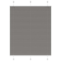 vidaXL Plisserad persienn antracit 110x150 cm tyg bredd 109,4 cm