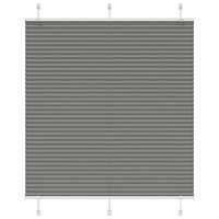 vidaXL Plisserad persienn antracit 115x150 cm tyg bredd 114,4 cm
