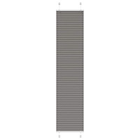 vidaXL Plisserad persienn antracit 40x200cm tyg bredd 39,4cm polyester