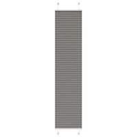 vidaXL Plisserad persienn antracit 50x200cm tyg bredd 49,4cm polyester