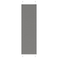 vidaXL Plisserad persienn antracit 55x200cm tyg bredd 54,4cm polyester