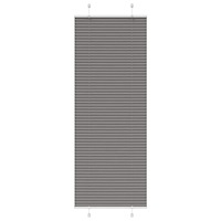 vidaXL Plisserad persienn antracit 75x200cm tyg bredd 74,4cm polyester