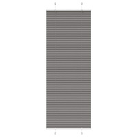 vidaXL Plisserad persienn antracit 80x200cm tyg bredd 79,4cm polyester