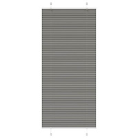 vidaXL Plisserad persienn antracit 90x200cm tyg bredd 89,4cm polyester