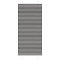 vidaXL Plisserad persienn antracit 95x200cm tyg bredd 94,4cm polyester