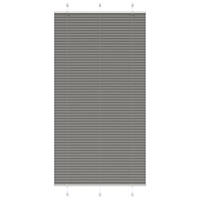 vidaXL Plisserad persienn antracit 105x200 cm tyg bredd 104,4 cm