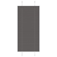 vidaXL Plisserad persienn svart 65x100cm tyg bredd 64,4cm polyester