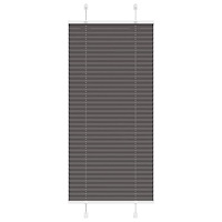 vidaXL Plisserad persienn svart 55x150cm tyg bredd 54,4cm polyester