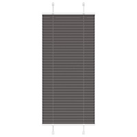 vidaXL Plisserad persienn svart 60x150cm tyg bredd 59,4cm polyester