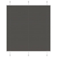 vidaXL Plisserad persienn svart 120x150 cm tyg bredd 119,4cm polyester