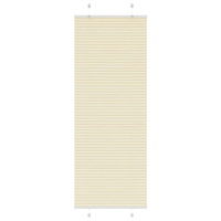 vidaXL Plisserad persienn cremefärgad 70x200 cm tyg bredd 69,4 cm