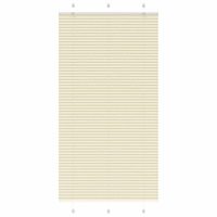 vidaXL Plisserad persienn cremefärgad 100x200 cm tyg bredd 99,4 cm