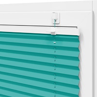 vidaXL Plisserad persienn bensingrön 45x150cm tyg bredd 44,4cm