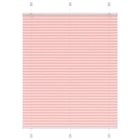 vidaXL Plisserad persienn rosa 105x100 cm tyg bredd 104,4cm polyester