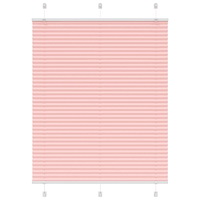 vidaXL Plisserad persienn rosa 110x100 cm tyg bredd 109,4cm polyester