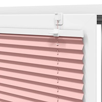 vidaXL Plisserad persienn rosa 110x100 cm tyg bredd 109,4cm polyester