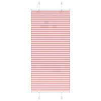vidaXL Plisserad persienn rosa 60x150cm tyg bredd 59,4cm polyester