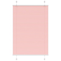vidaXL Plisserad persienn rosa 85x150 cm tyg bredd 84,4 cm polyester