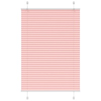 vidaXL Plisserad persienn rosa 100x150 cm tyg bredd 99,4 cm polyester