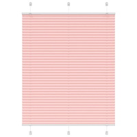 vidaXL Plisserad persienn rosa 110x150 cm tyg bredd 109,4cm polyester