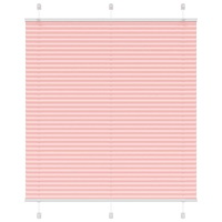 vidaXL Plisserad persienn rosa 115x150 cm tyg bredd 114,4cm polyester