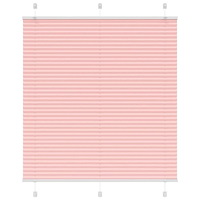 vidaXL Plisserad persienn rosa 120x150 cm tyg bredd 119,4cm polyester