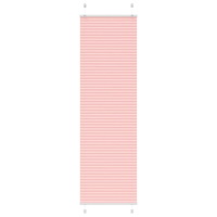 vidaXL Plisserad persienn rosa 55x200cm tyg bredd 54,4cm polyester