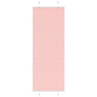 vidaXL Plisserad persienn rosa 80x200 cm tyg bredd 79,4 cm polyester
