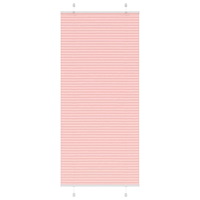 vidaXL Plisserad persienn rosa 95x200 cm tyg bredd 94,4 cm polyester