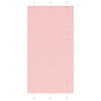 vidaXL Plisserad persienn rosa 110x200 cm tyg bredd 109,4cm polyester