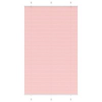 vidaXL Plisserad persienn rosa 115x200 cm tyg bredd 114,4cm polyester